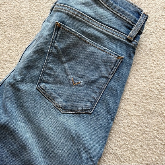 Hudson Jeans “Nico” Frayed Hem Light Wash Denim Size 27 - Picture 7 of 15